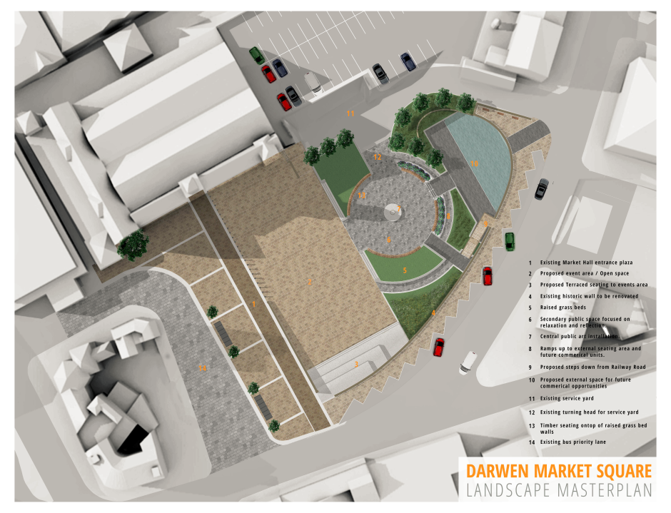 Darwen Market Square Plans Unveiled