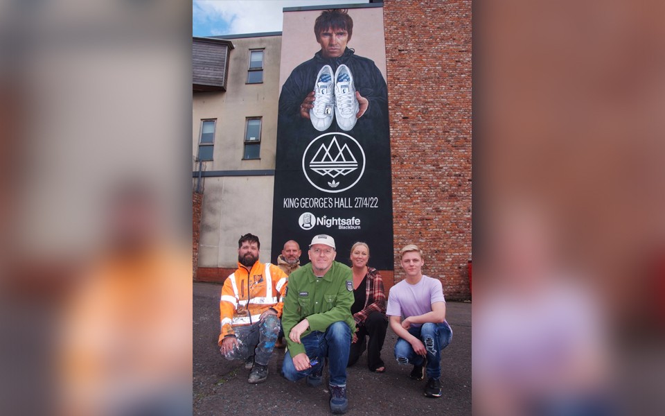 ‘Spezial’ Liam Gallagher 40ft mural unveiled in Blackburn