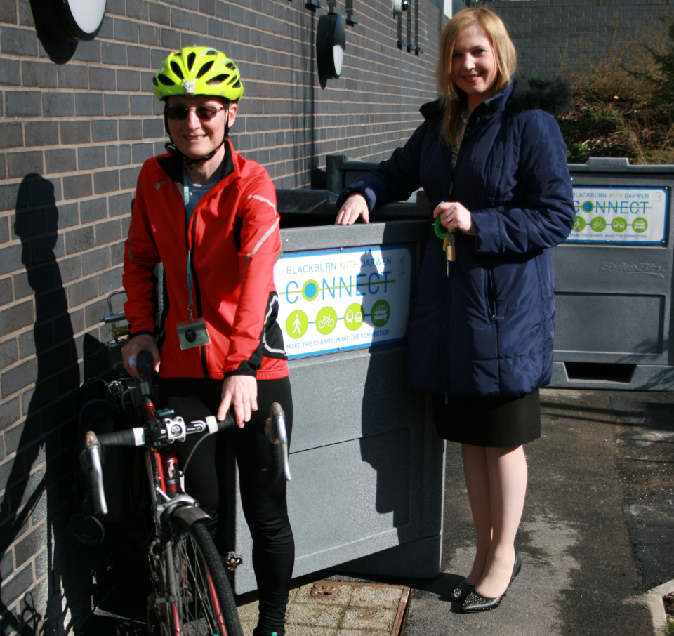 More secure cycle storage for staff and visitors