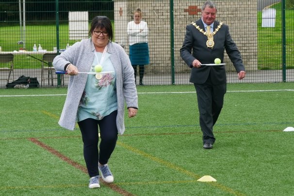 Borough’s Mayor plays bat & ball at ‘Sports for All’ event