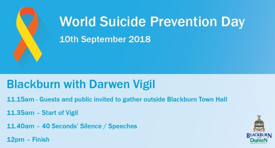 Council to host public vigil for World Suicide Prevention Day