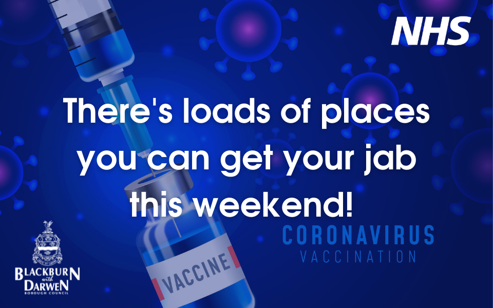 Lots of places to get your vaccine this weekend – get yours now!