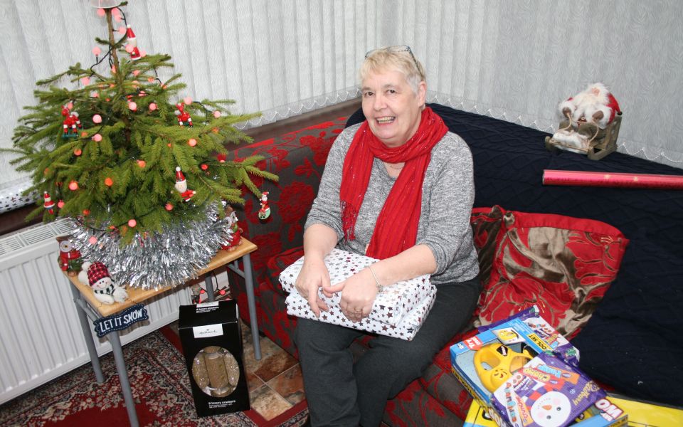 Festive fun for foster carer Sylvia