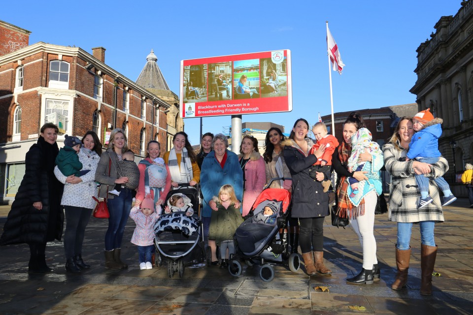 Breastfeeding friendly boost for Blackburn with Darwen