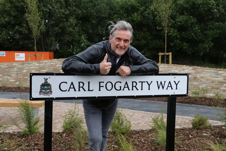 Carl roars into history with new road in his hometown