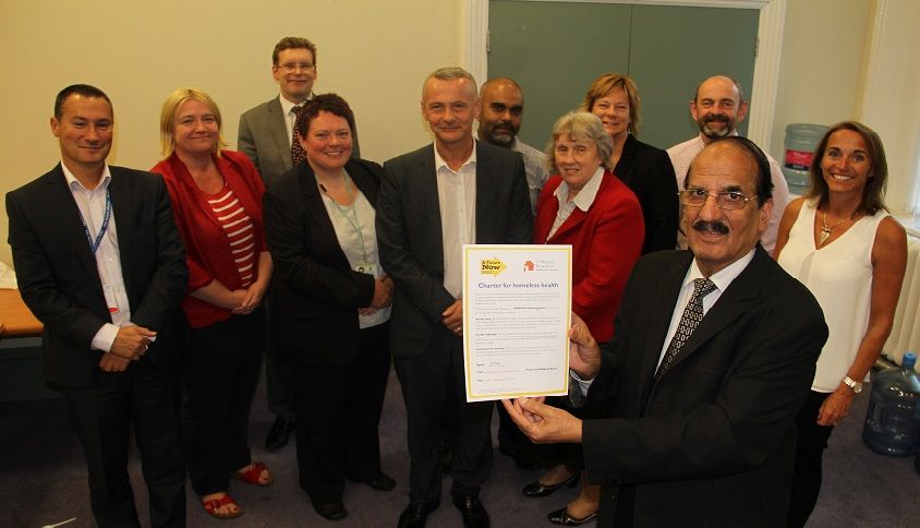 Health and Wellbeing Board’s homeless health pledge