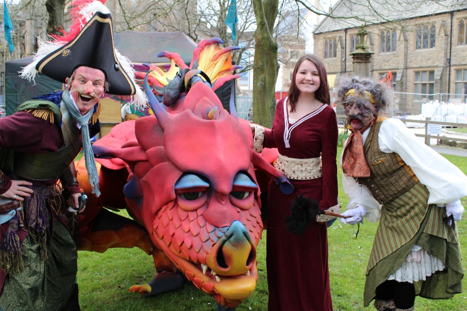 Thousands gather for St George’s Day celebrations in Blackburn