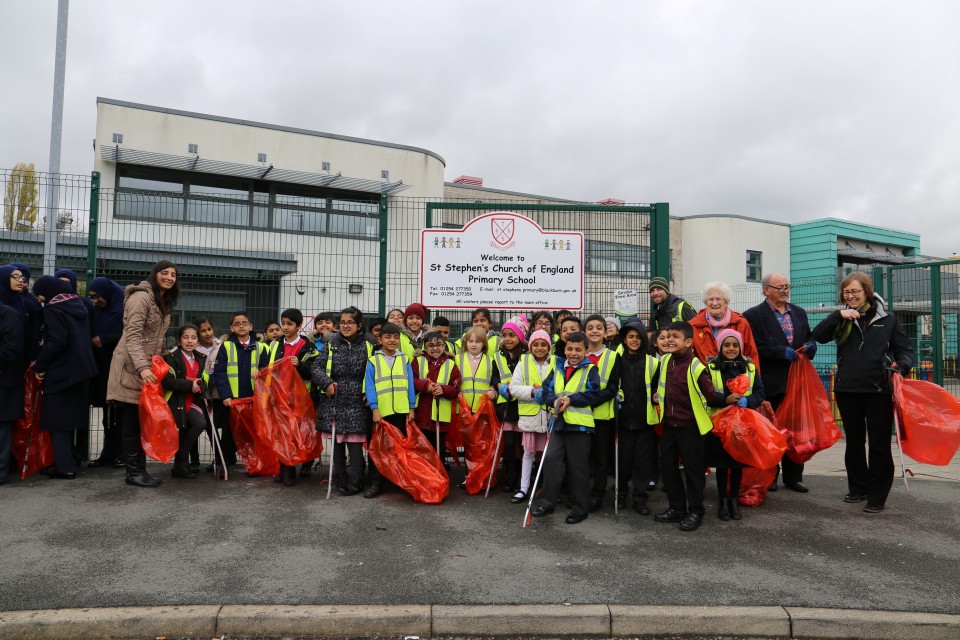 Dedicated teams keep Blackburn tidy for Festival of Making