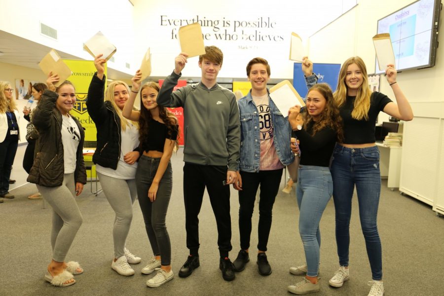 GCSE results celebrations