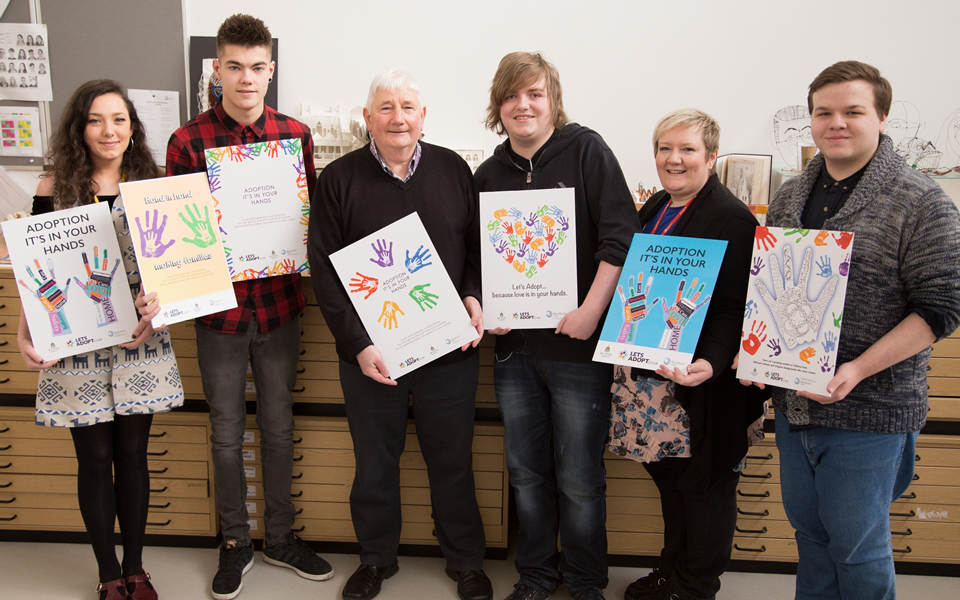 Talented design students lend a hand to support adoption campaign