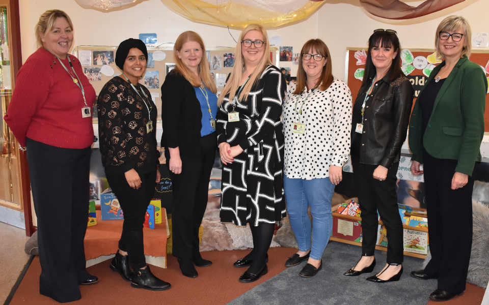 Little Harwood Children’s Centre celebrates going from good to outstanding!