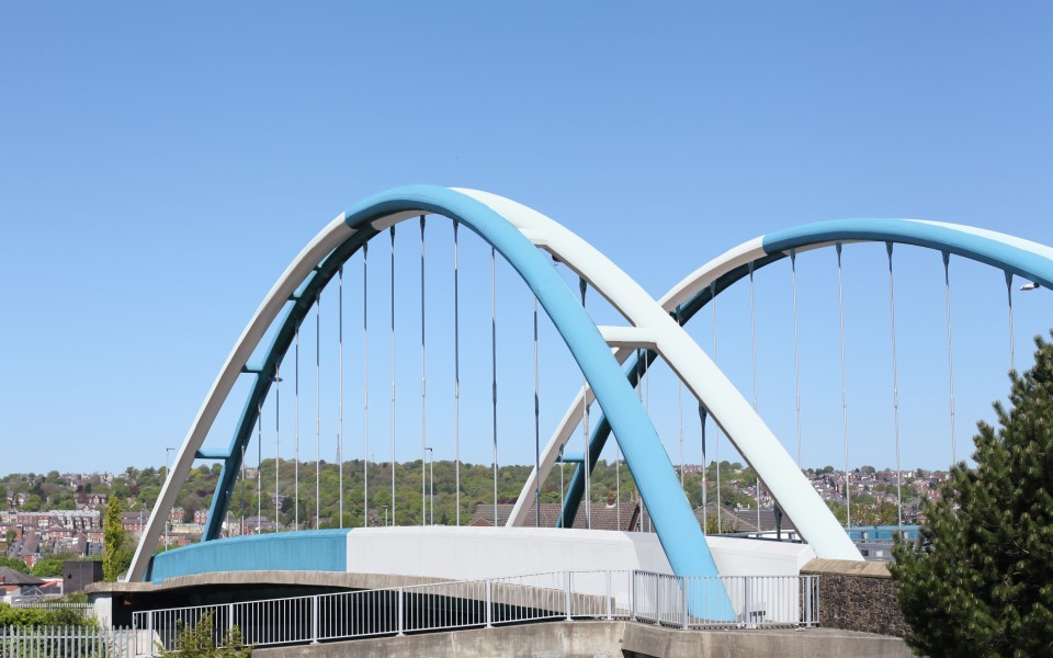 Council paints the town blue and white