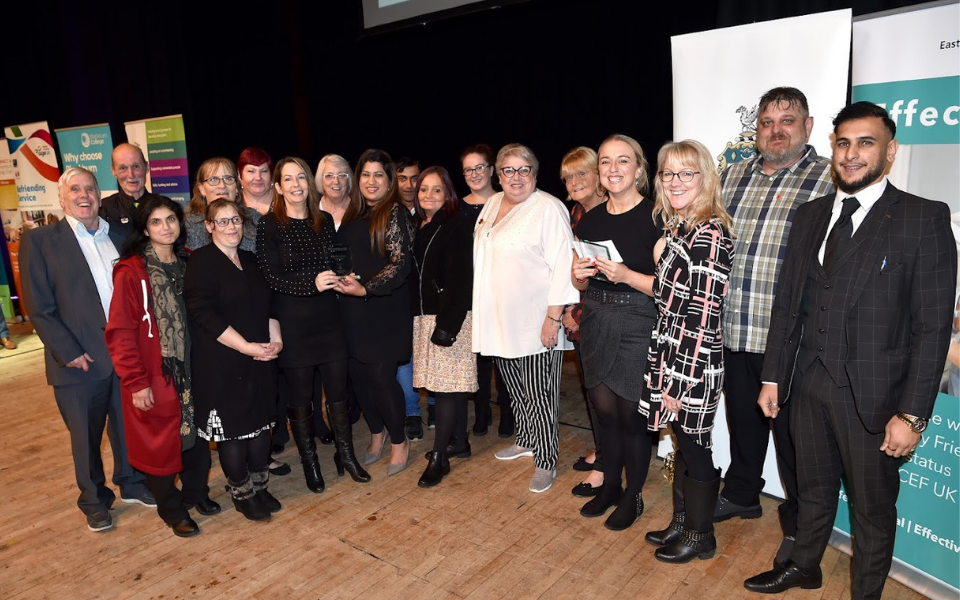 Community centre heroes recognised with Lindsay Dunn award