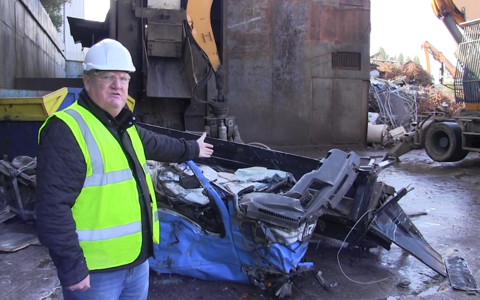 Resident hit with fine and has two vehicles seized and crushed after fly-tipping