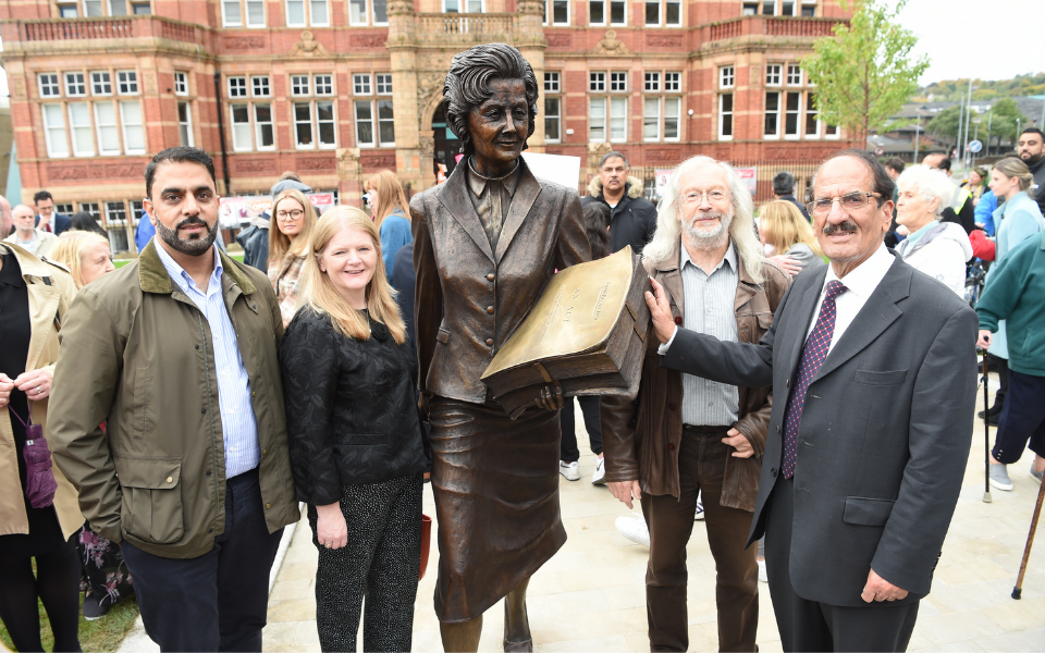 Barbara Castle’s statue praised for its lasting impact on the town