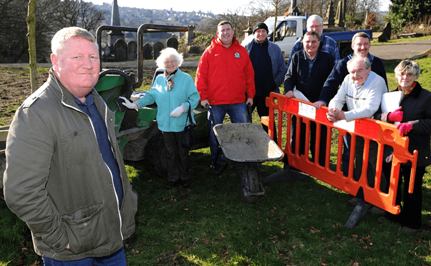 Work at Blackburn Old Cemetery to improve historical location