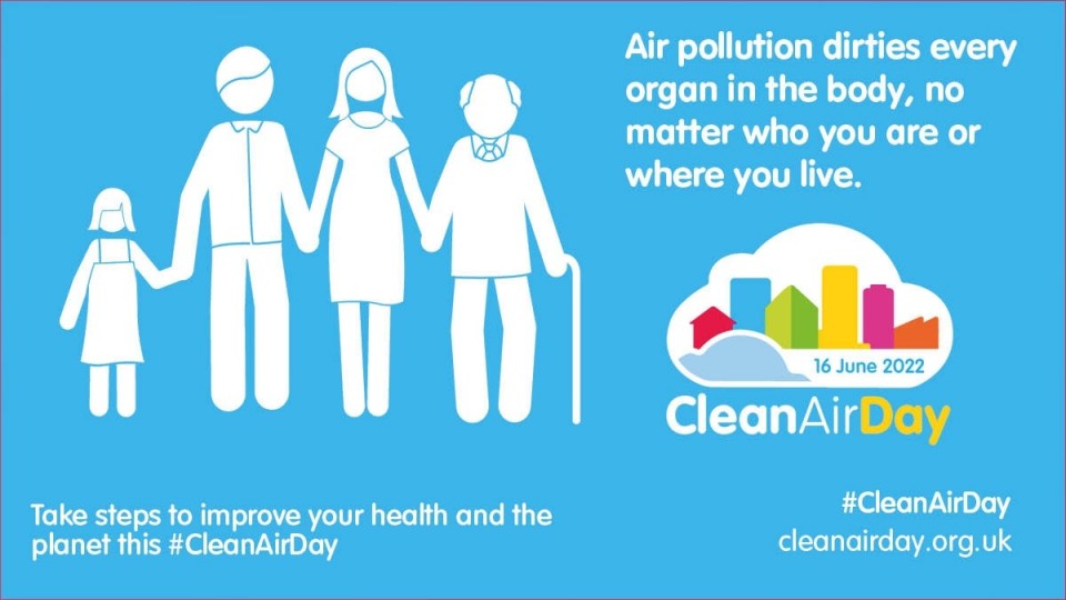 Say no to air litter and make a difference on Clean Air Day – June 16