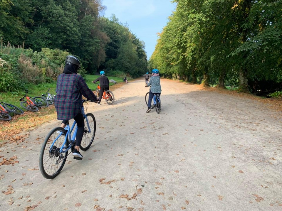 Successful cycling sessions in Corporation Park