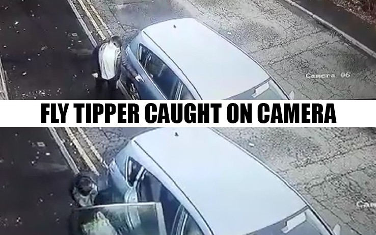 Fly tipper fined over £700 for dumping rubbish from car