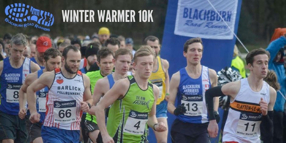 Blackburn Road Runners Winter Warmer 10k and 2k Junior Race – Sunday 4th February 2018